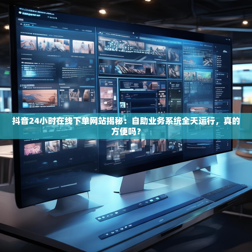 抖音24小时在线下单网站揭秘：自助业务系统全天运行，真的方便吗？