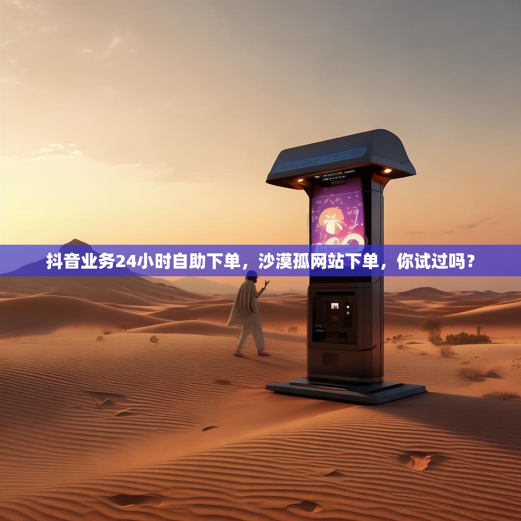 抖音业务24小时自助下单,沙漠孤网站下单,你试过吗? 抖音业务24小时自助下单,沙漠孤网站下单,你试过吗?