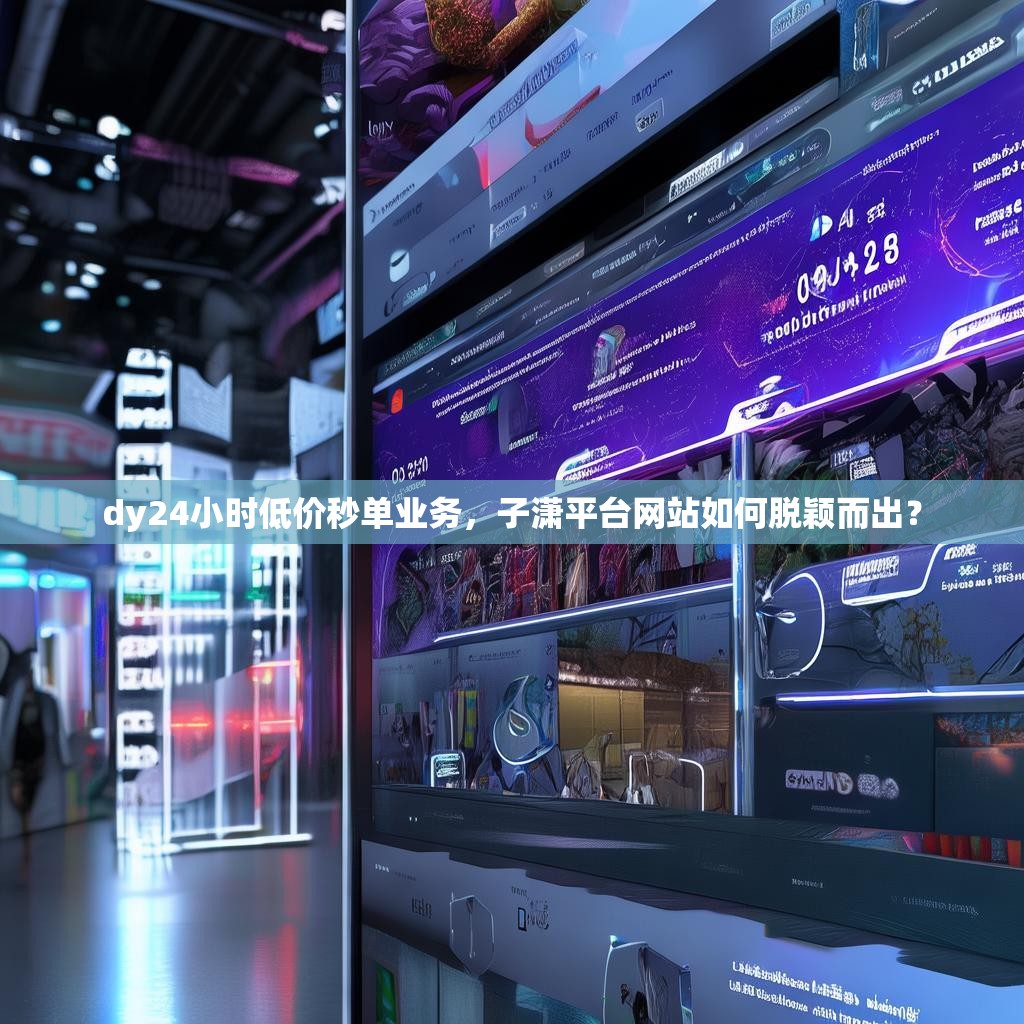 dy24小时低价秒单业务，子潇平台网站如何脱颖而出？