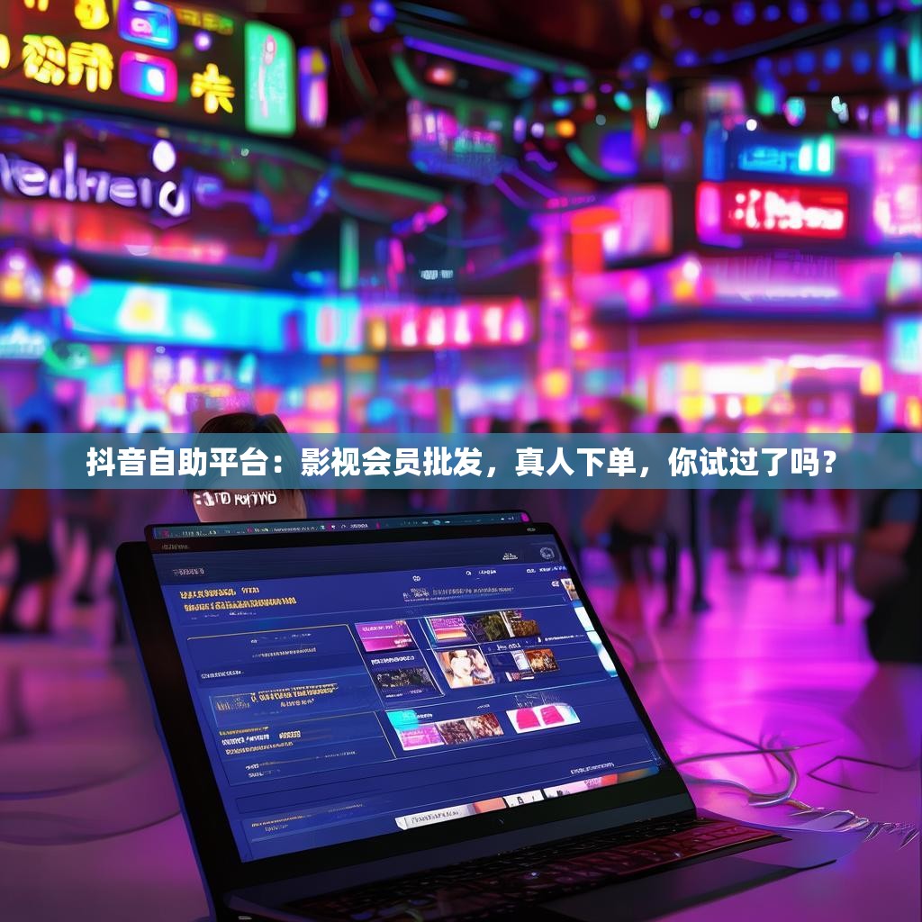 抖音自助平台：影视会员批发，真人下单，你试过了吗？