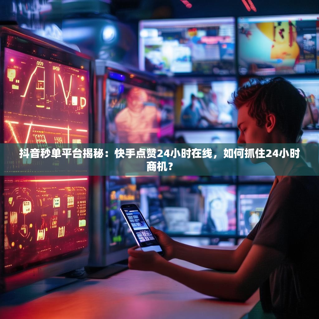 抖音秒单平台揭秘：快手点赞24小时在线，如何抓住24小时商机？