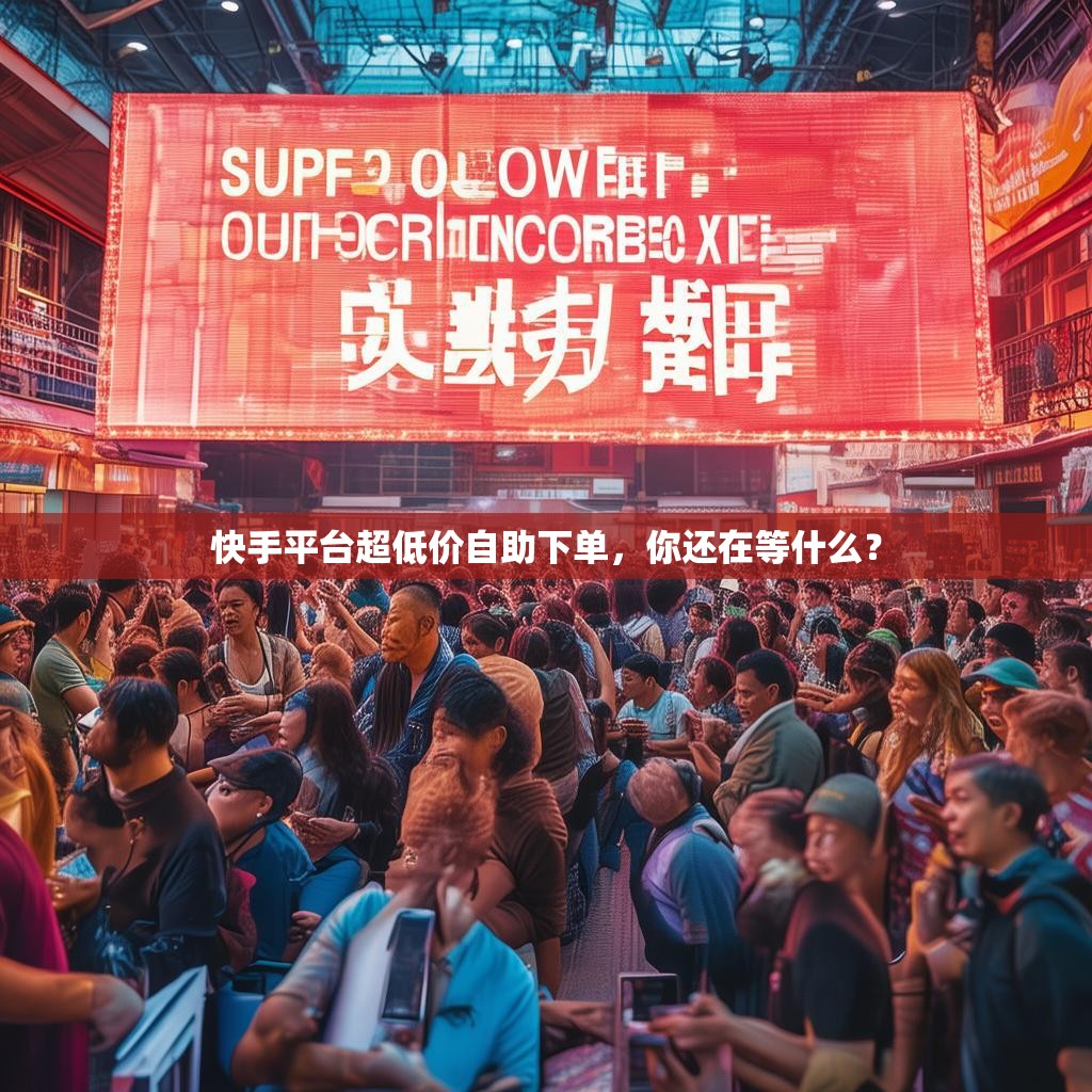 快手平台超低价自助下单，你还在等什么？