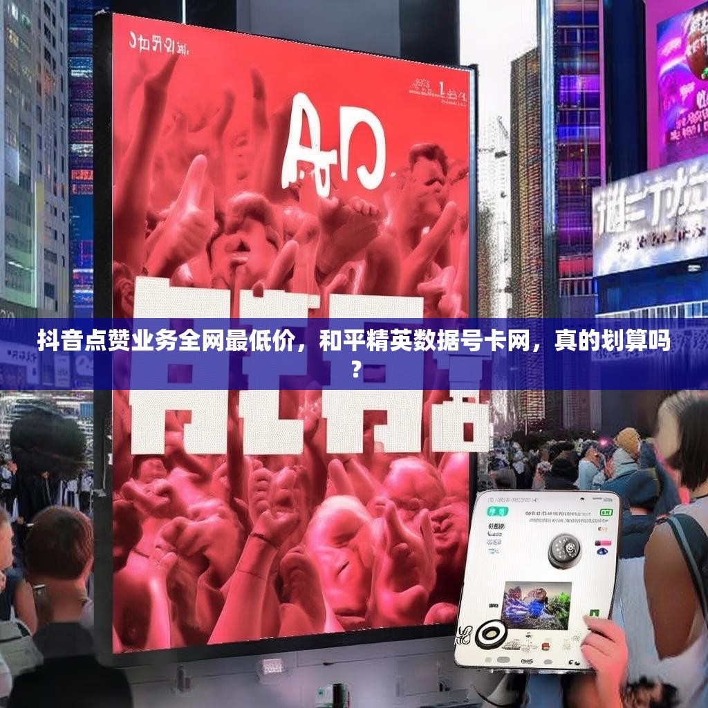 抖音点赞业务全网最低价，和平精英数据号卡网，真的划算吗？