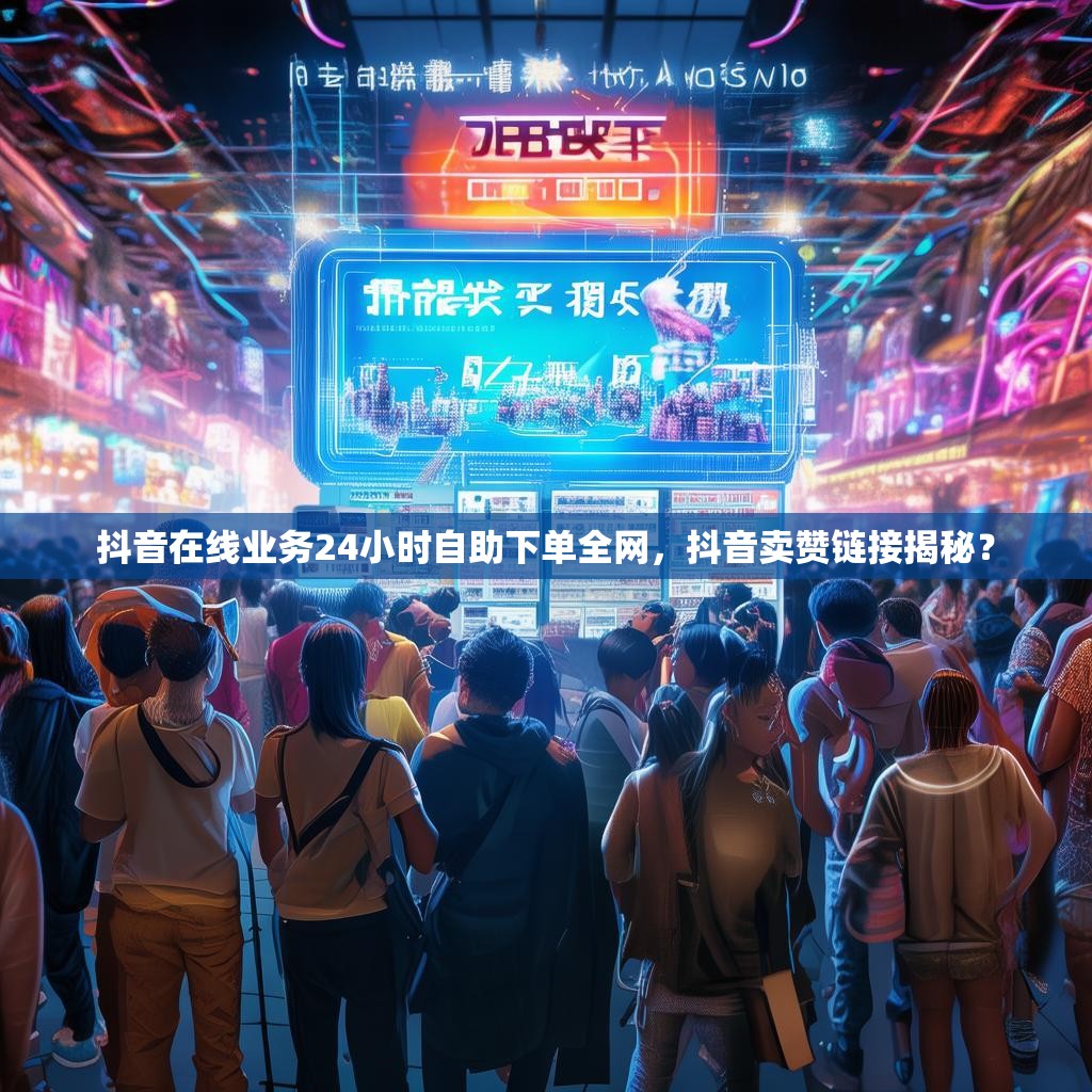 抖音在线业务24小时自助下单全网，抖音卖赞链接揭秘？