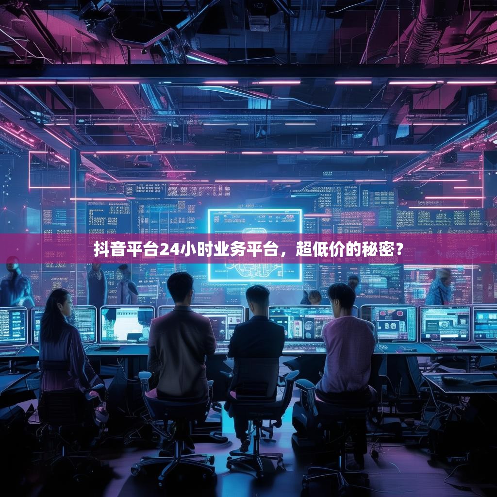 抖音平台24小时业务平台，超低价的秘密？