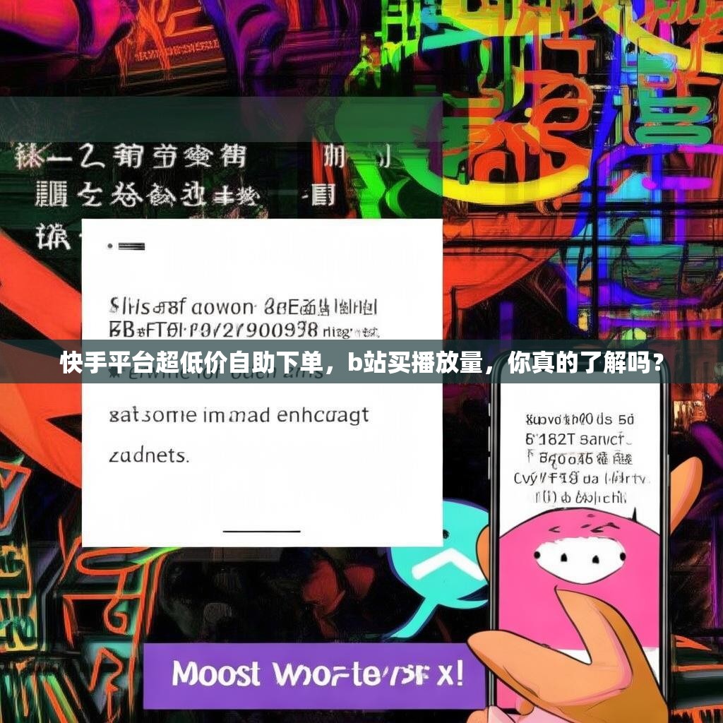 快手平台超低价自助下单，b站买播放量，你真的了解吗？