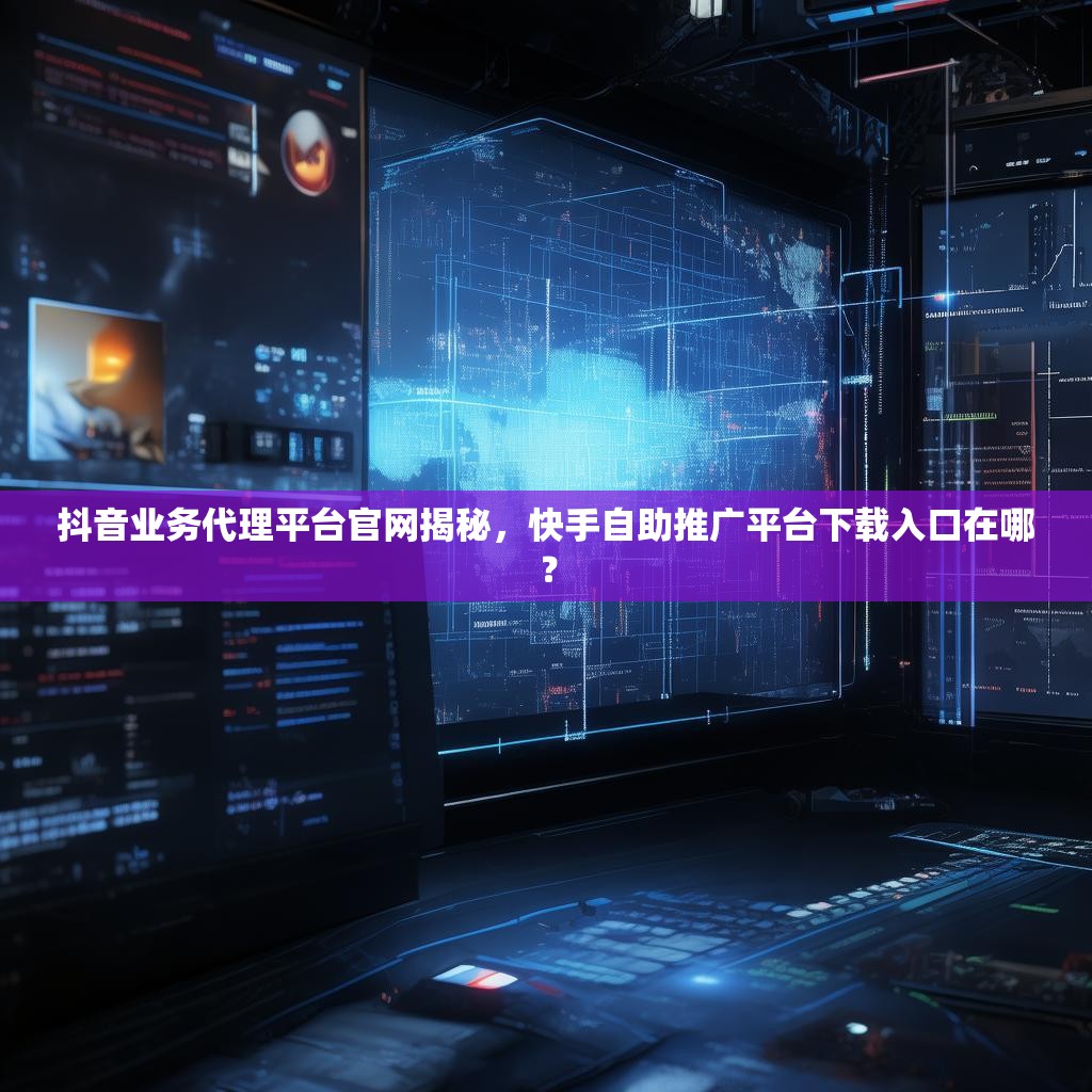 抖音业务代理平台官网揭秘，快手自助推广平台下载入口在哪？