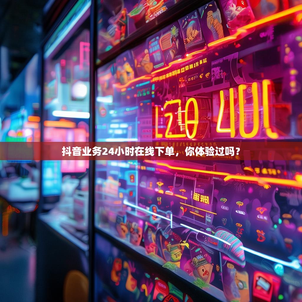 抖音业务24小时在线下单，你体验过吗？