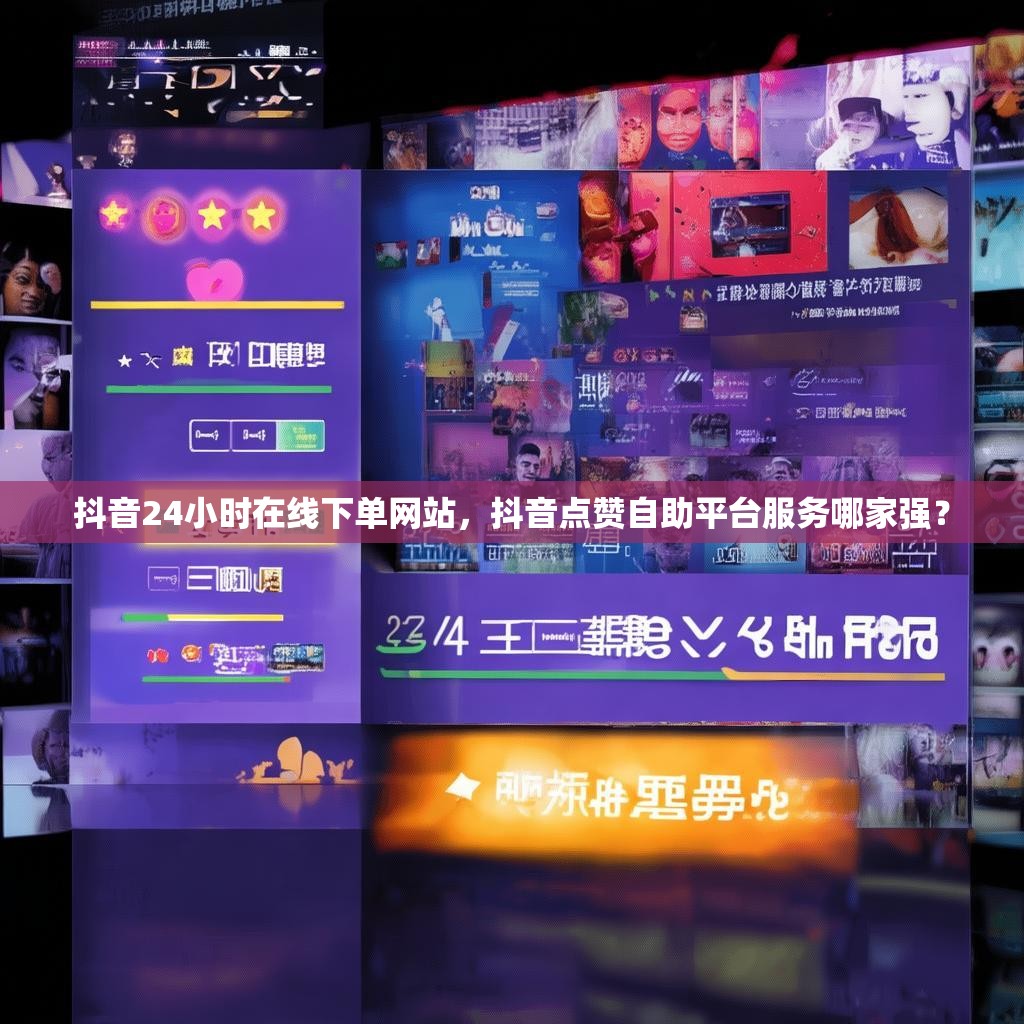 抖音24小时在线下单网站，抖音点赞自助平台服务哪家强？