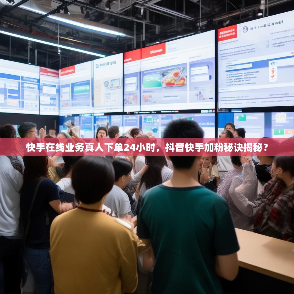 快手在线业务真人下单24小时，抖音快手加粉秘诀揭秘？