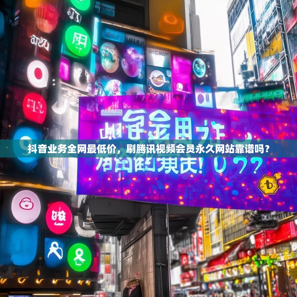 抖音业务全网最低价，刷腾讯视频会员永久网站靠谱吗？