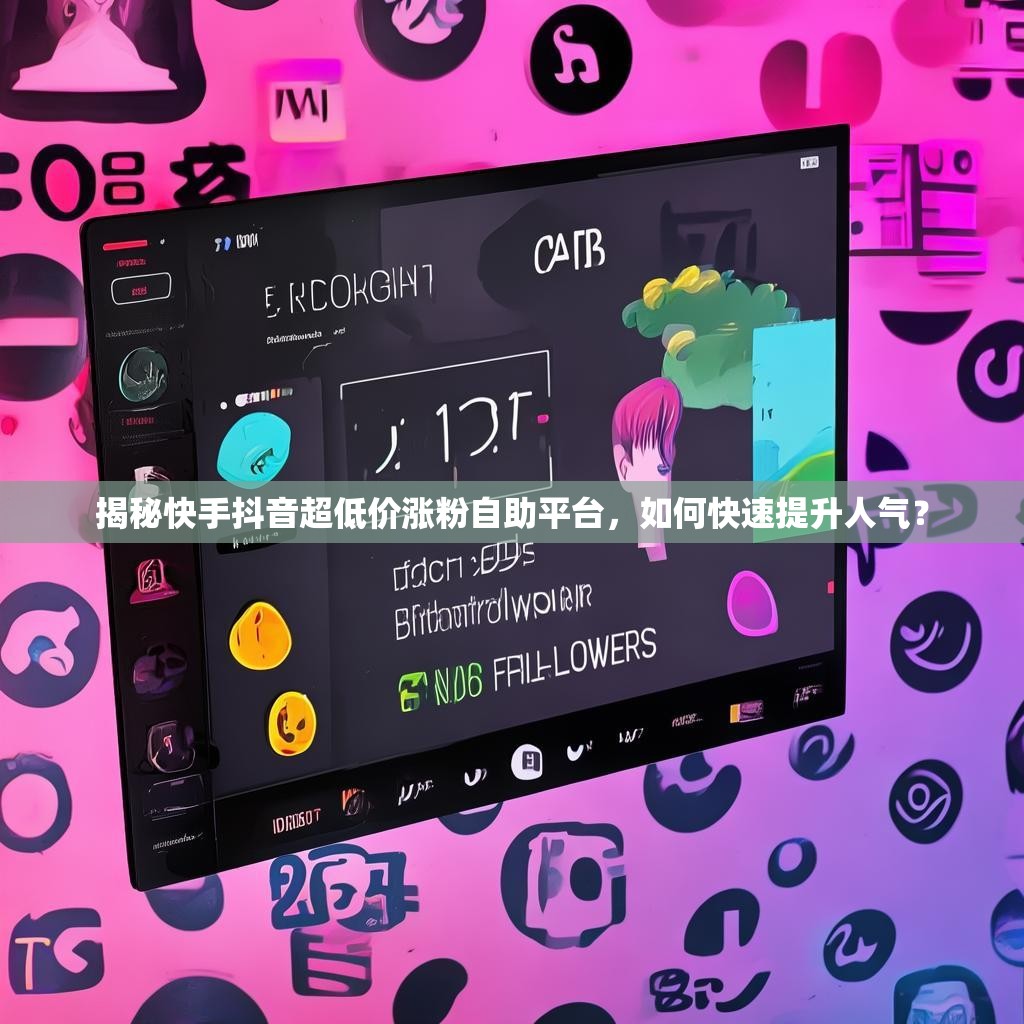 揭秘快手抖音超低价涨粉自助平台，如何快速提升人气？