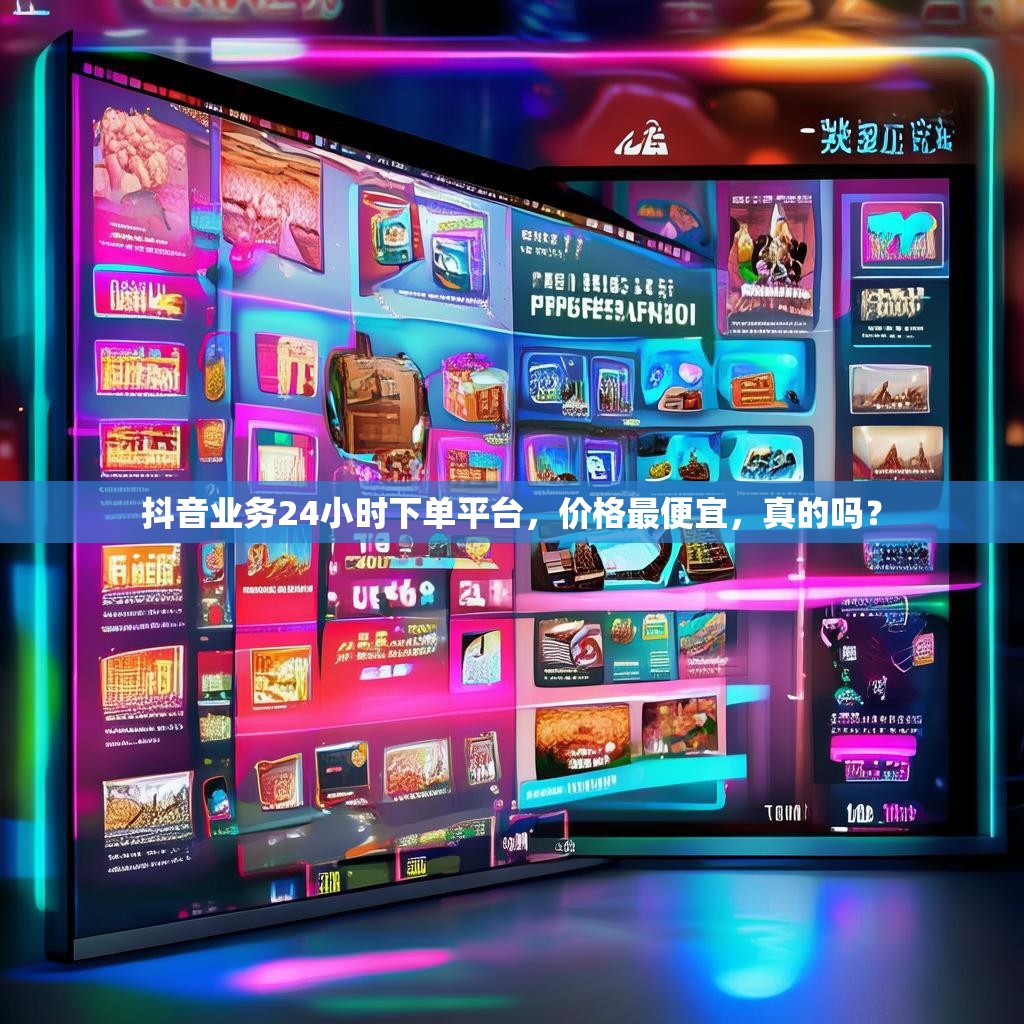 抖音业务24小时下单平台，价格最便宜，真的吗？